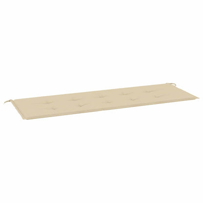 Cuscino per Panca Beige 150x50x3 cm in Tessuto Oxford
