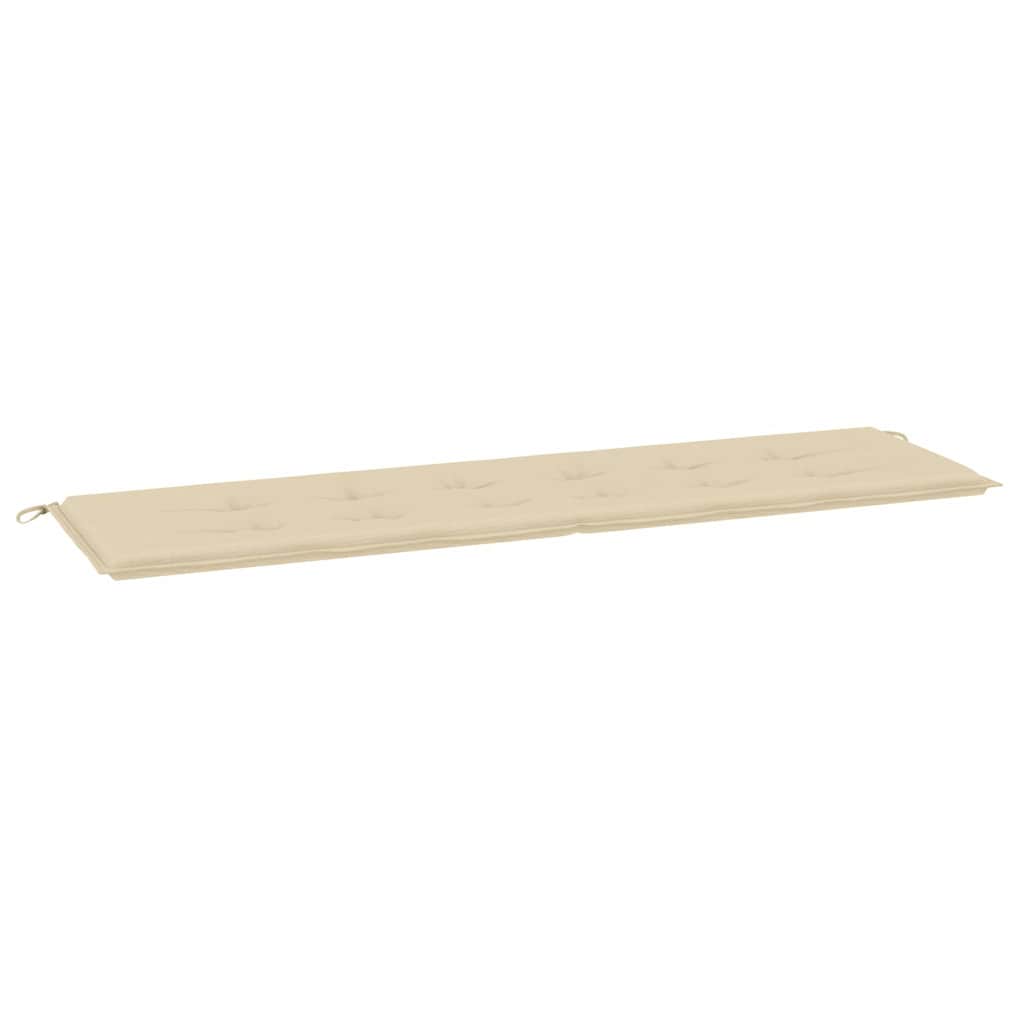 Cuscino per Panca Beige 180x50x3 cm in Tessuto Oxford | homemem39
