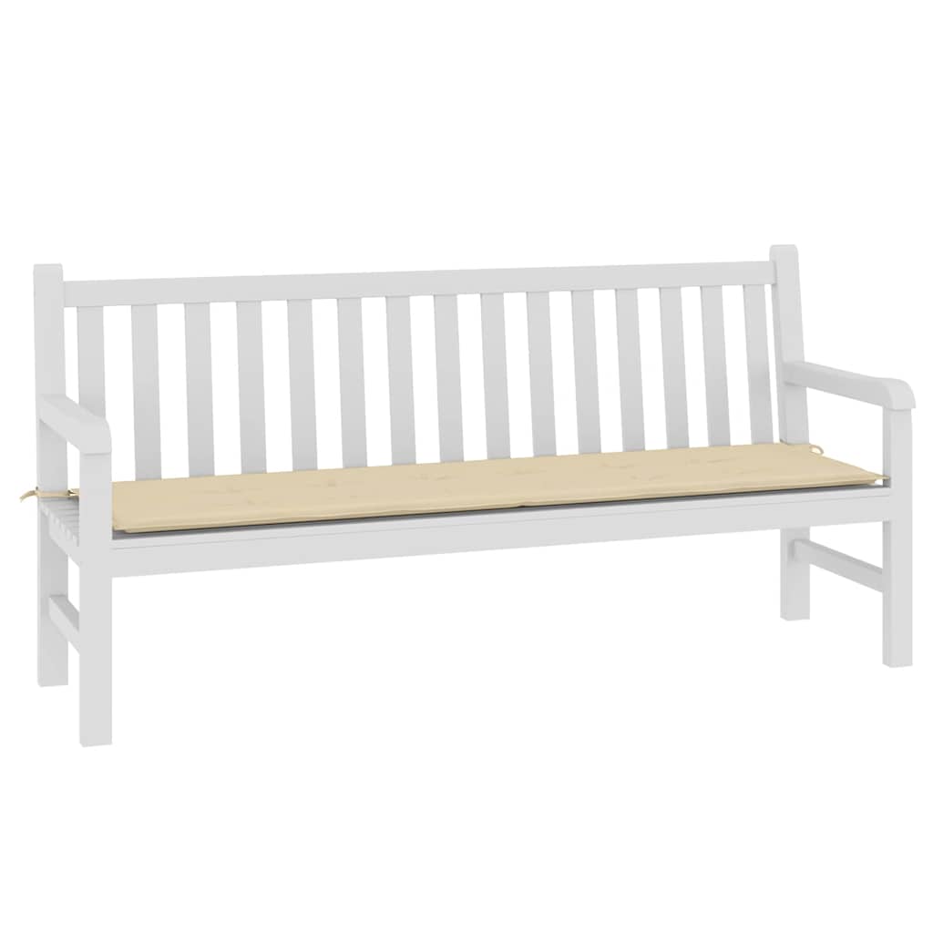 Cuscino per Panca Beige 180x50x3 cm in Tessuto Oxford | homemem39