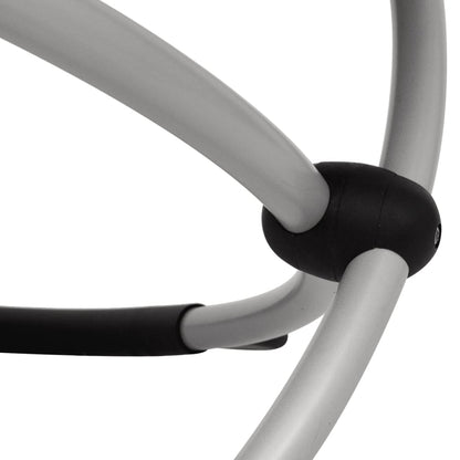 Lettino Prendisole per Esterni Geometrico in Acciaio Crema - homemem39