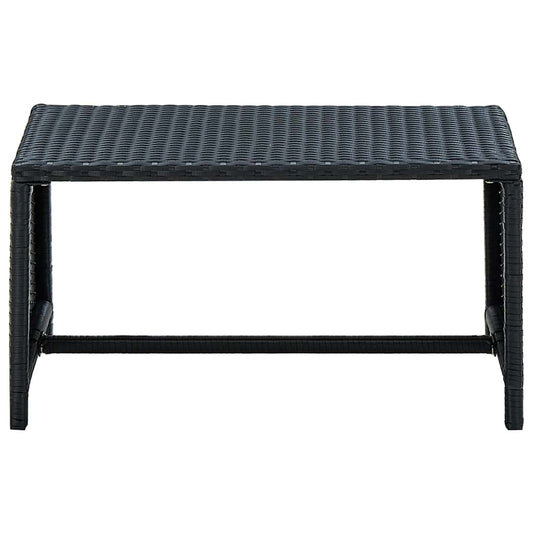 Tavolino da Salotto Nero 70x40x38 cm in Polyrattan | homemem39