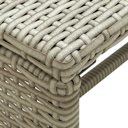 Tavolino da Salotto Beige 70x40x38 cm in Polyrattan | homemem39