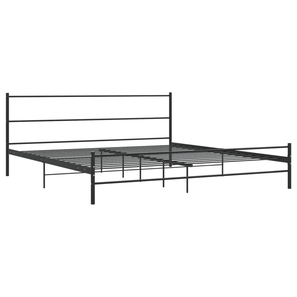 Giroletto Nero in Metallo 180x200 cm | homemem39