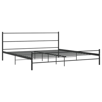 Giroletto Nero in Metallo 180x200 cm | homemem39