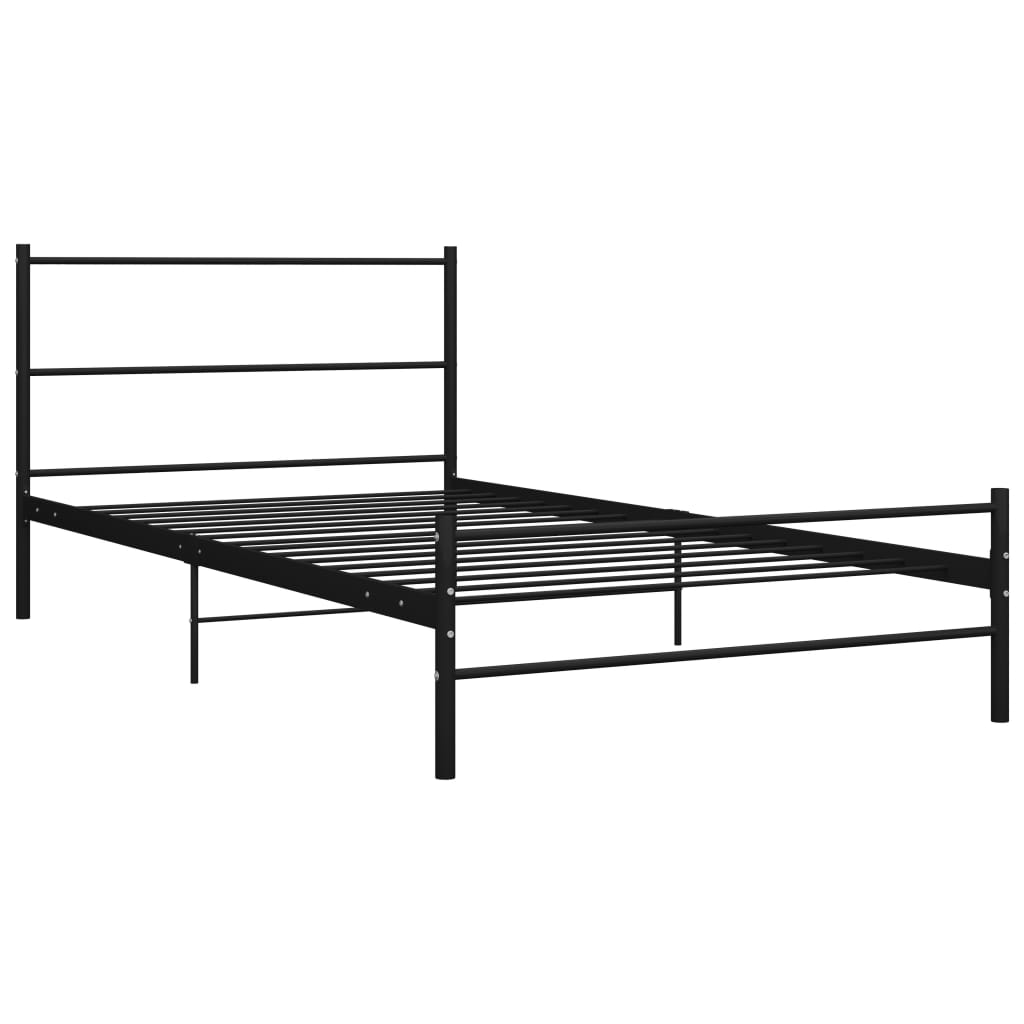 Giroletto Nero in Metallo 100x200 cm | homemem39