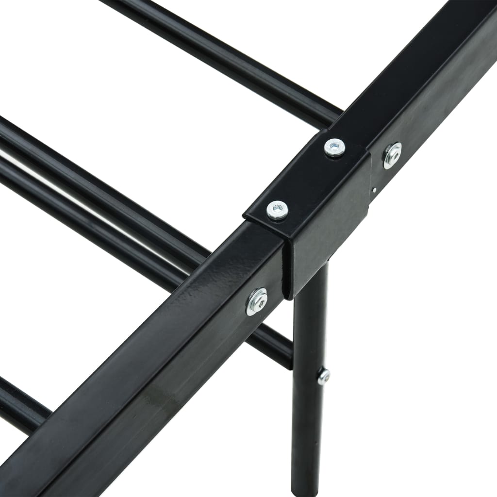 Giroletto Nero in Metallo 200x200 cm | homemem39