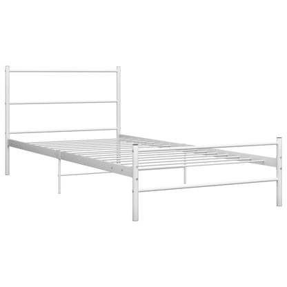 Giroletto Bianco in Metallo 90x200 cm | homemem39