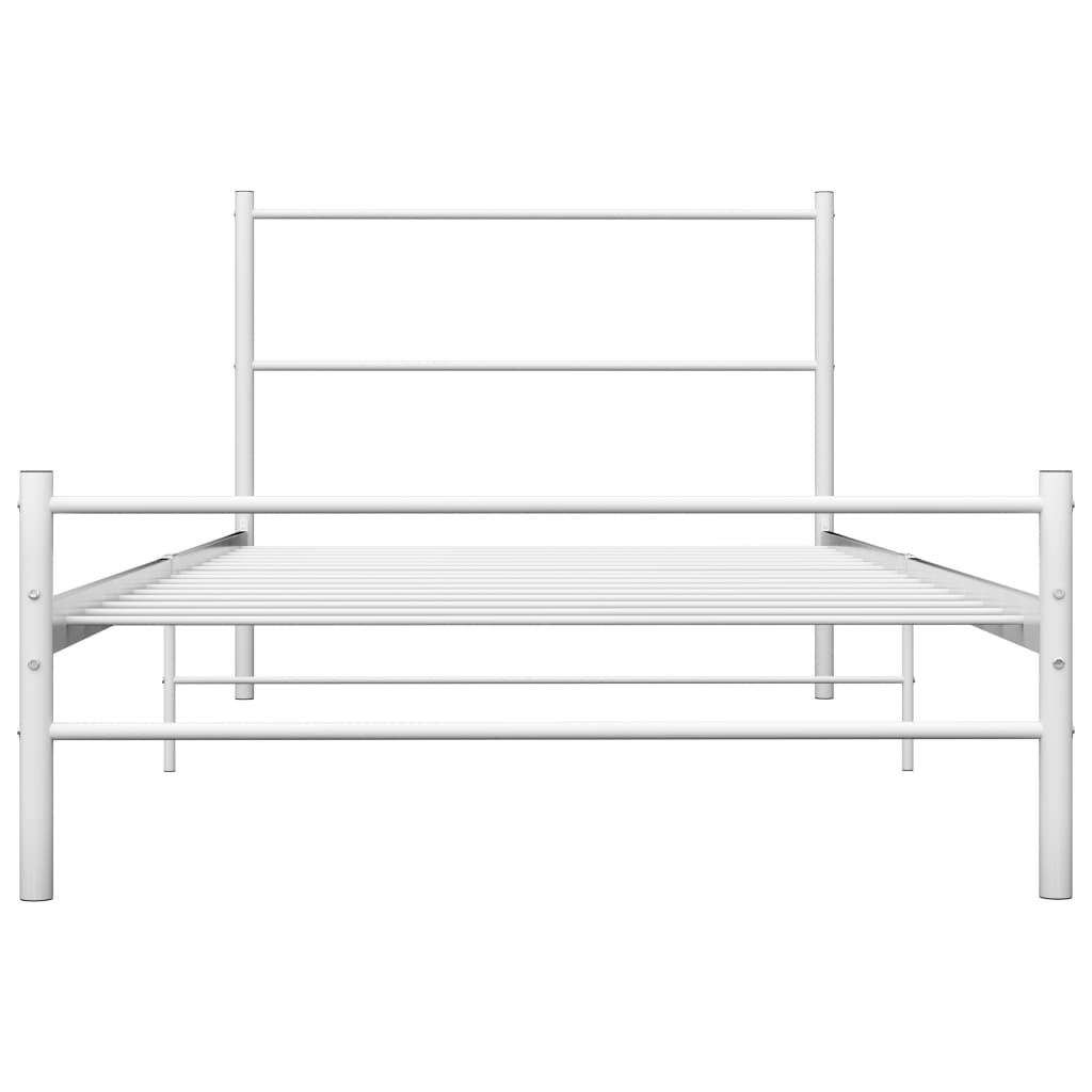 Giroletto Bianco in Metallo 90x200 cm | homemem39