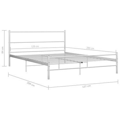 Giroletto Bianco in Metallo 120x200 cm | homemem39
