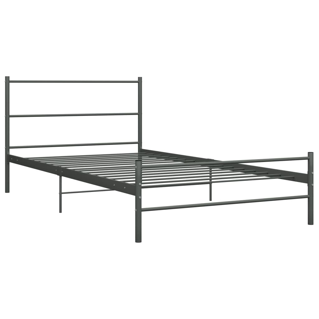 Giroletto Grigio in Metallo 90x200 cm | homemem39