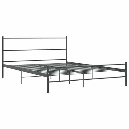 Giroletto senza Materasso Grigio in Metallo 140x200 cm | homemem39