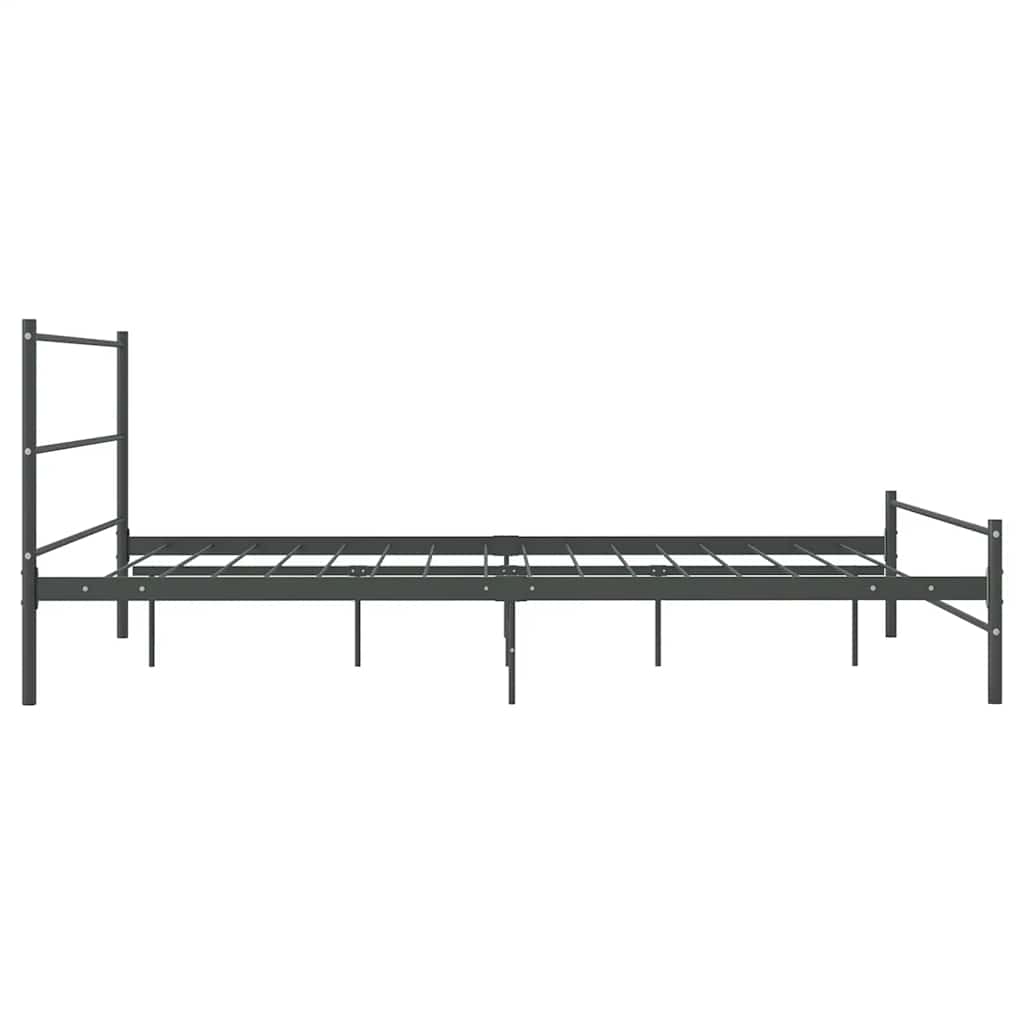 Giroletto senza Materasso Grigio in Metallo 140x200 cm
