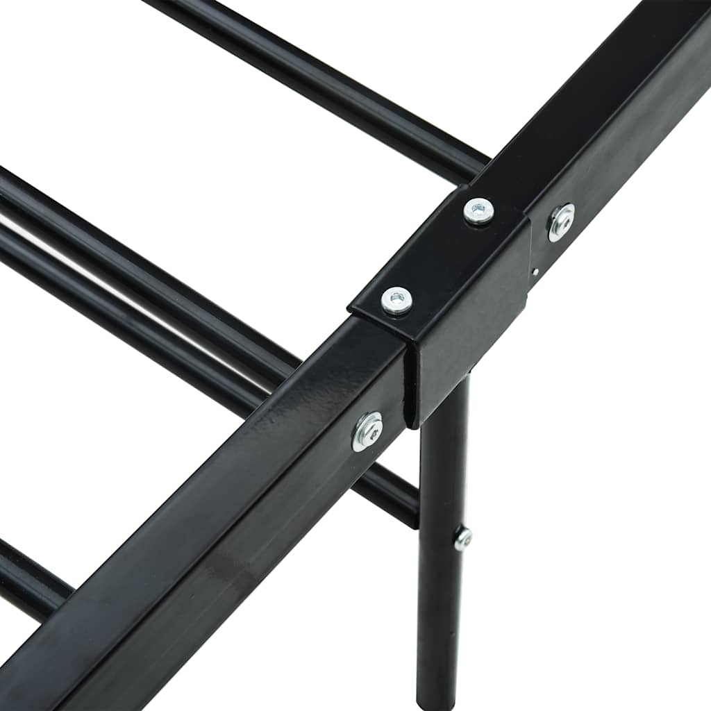 Giroletto Nero in Metallo 160x200 cm | homemem39