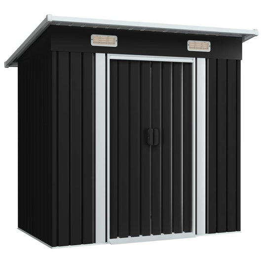 Anthracite Steel Garden Shed