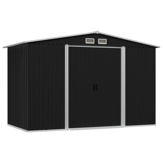 Anthracite Steel Tool Shed 257x205x178 cm