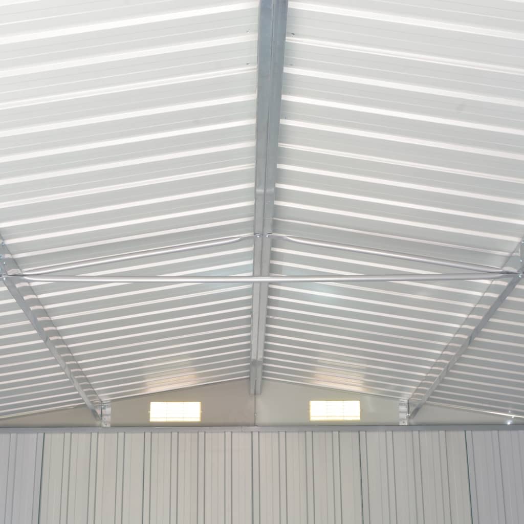 Capanno da Giardino Verde 257x990x181cm in Acciaio Zincato - homemem39