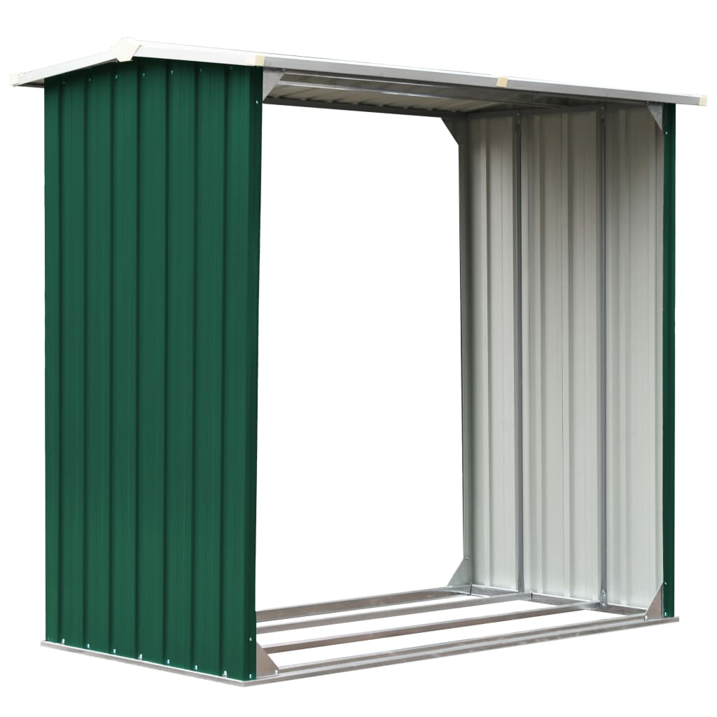 Capannone in Acciaio Zincato 172x91x154 cm Verde - homemem39
