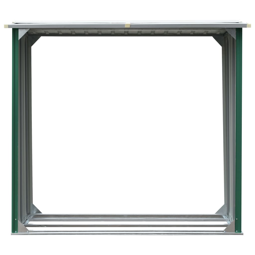 Capannone in Acciaio Zincato 172x91x154 cm Verde - homemem39
