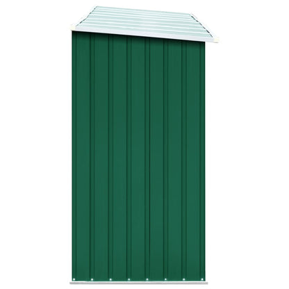 Capannone da Giardino in Acciaio Zincato 330x84x152cm Verde