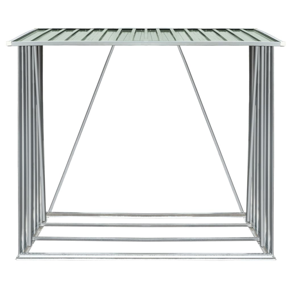 Capannone da Giardino in Acciaio Zincato 163x83x154 cm Verde - homemem39