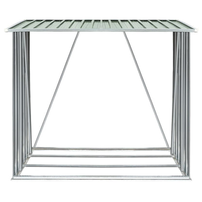 Capannone da Giardino in Acciaio Zincato 163x83x154 cm Verde - homemem39