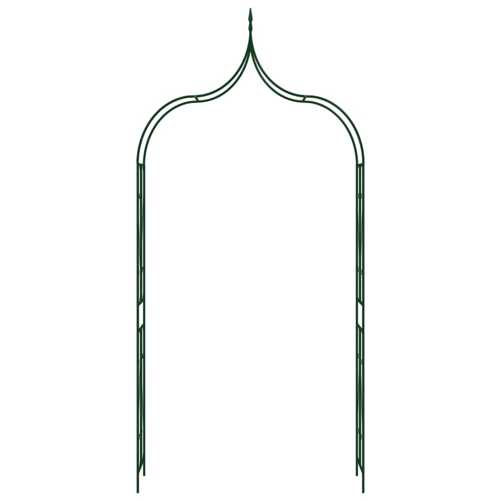 Arco da Giardino Verde Scuro 120x38x258 cm in Ferro - homemem39