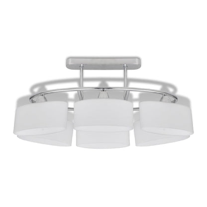 Lampade da Soffitto Ellissoidali 4 pz Paralume in Vetro E14 | homemem39