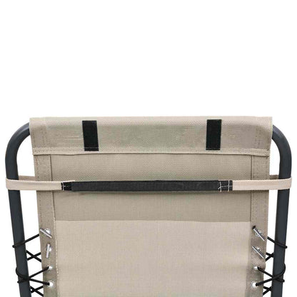 Poggiatesta per Sdraio Crema 40x7,5x15 cm in Textilene | homemem39