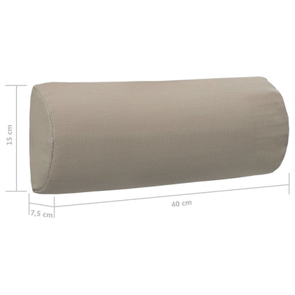 Headrest for Deckchairs Taupe Gray 40x7.5x15 cm in Textilene