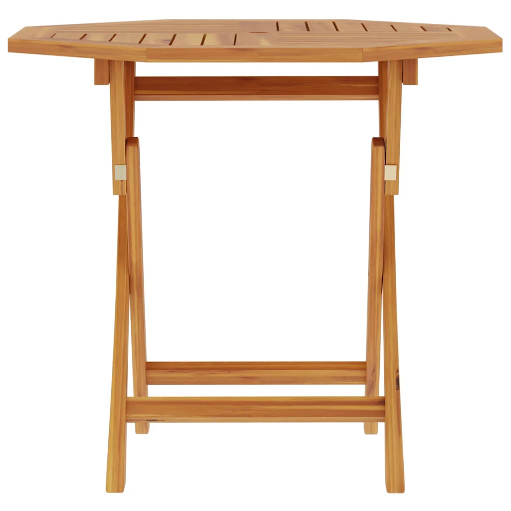 Tavolo da Giardino Pieghevole 85x85x76cm Legno Massello di Teak - homemem39