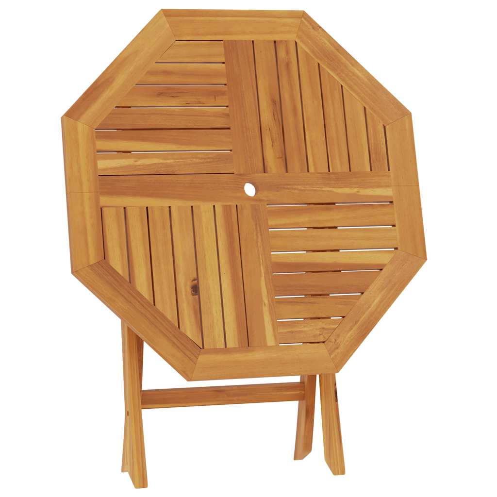 Tavolo da Giardino Pieghevole 85x85x76cm Legno Massello di Teak | homemem39