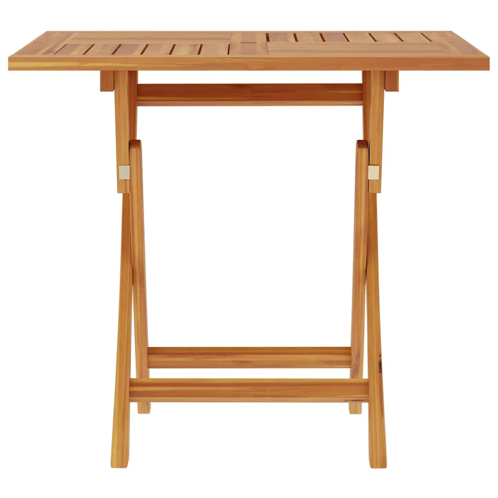 Tavolo da Giardino Pieghevole 85x85x76cm Legno Massello di Teak - homemem39