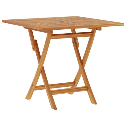 Tavolo da Giardino Pieghevole 85x85x76cm Legno Massello di Teak