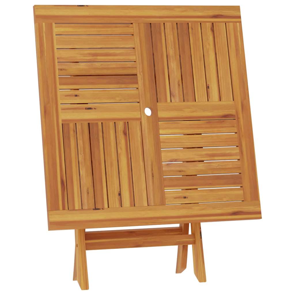 Tavolo da Giardino Pieghevole 85x85x76cm Legno Massello di Teak | homemem39