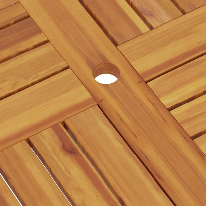 Tavolo da Giardino Pieghevole 85x85x76cm Legno Massello di Teak