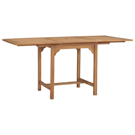Tavolo da Giardino Estensibile (110-160)x80x75 cm Massello Teak | homemem39