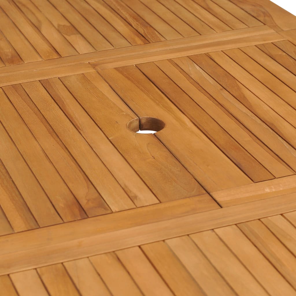 Tavolo da Giardino Estensibile (110-160)x80x75 cm Massello Teak | homemem39