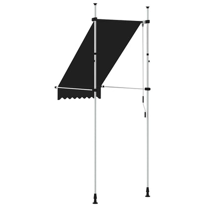 Tenda da Sole Retrattile Manuale 100 cm Antracite - homemem39