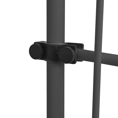 Tenda da Sole Retrattile Manuale LED 350 cm Bianca e Arancione - homemem39