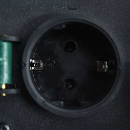 Presa da Esterno 4 Spine Resistente all'Acqua Poliresina Grigia - homemem39