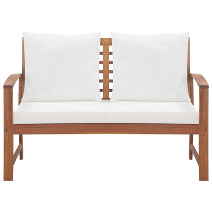 Set Divani da Giardino 4 pz con Cuscini in Massello di Acacia - homemem39