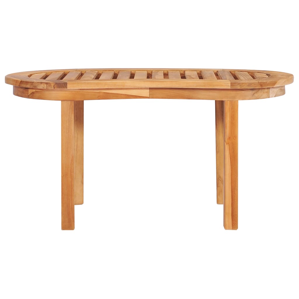Tavolino da Salotto 90x50x45 cm in Legno Massello di Teak | homemem39