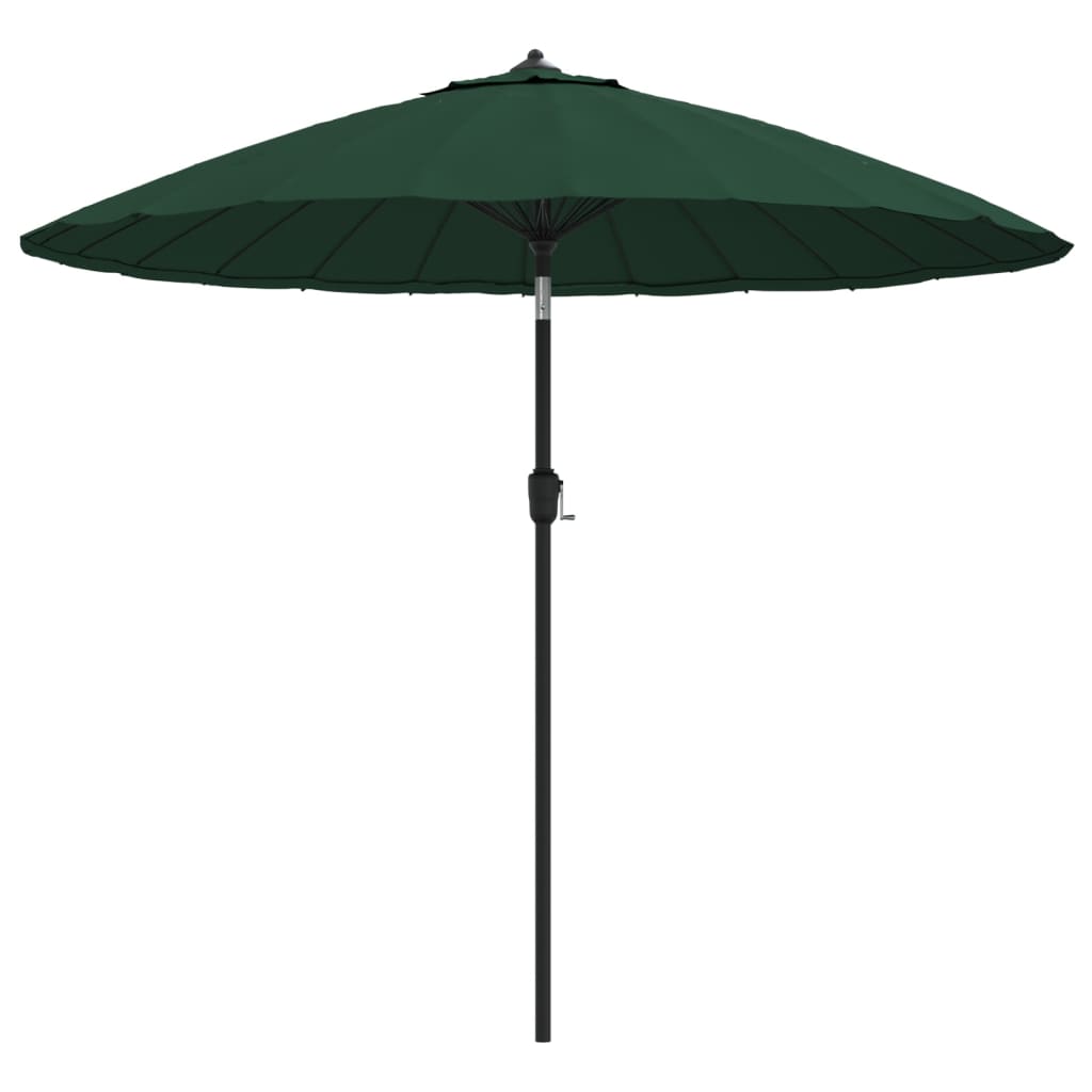 Ombrellone da Esterni con Palo in Alluminio 270 cm Verde | homemem39