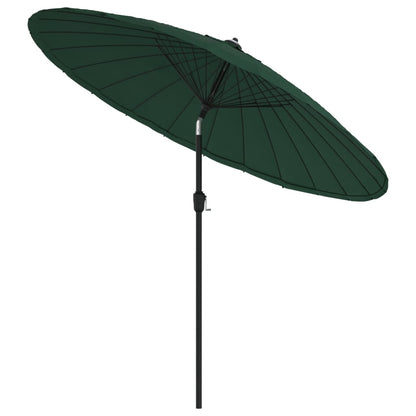 Ombrellone da Esterni con Palo in Alluminio 270 cm Verde | homemem39