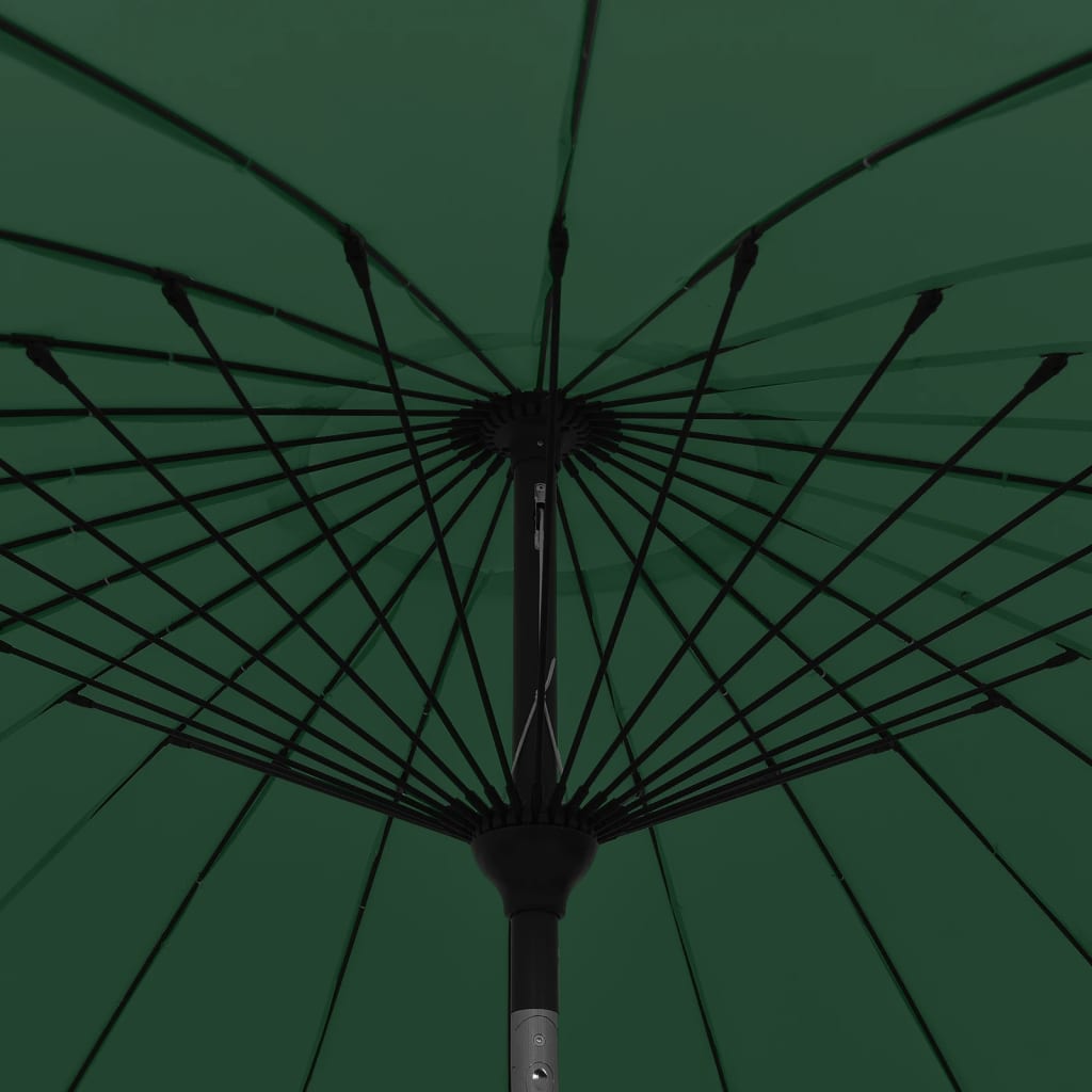 Ombrellone da Esterni con Palo in Alluminio 270 cm Verde | homemem39