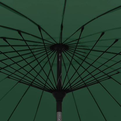 Ombrellone da Esterni con Palo in Alluminio 270 cm Verde | homemem39