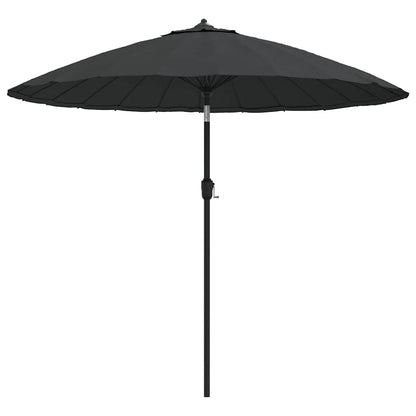 Ombrellone da Esterni con Palo in Alluminio 250 cm Antracite