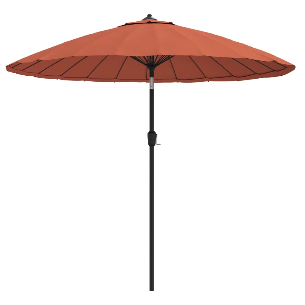Ombrellone da Esterni Palo in Alluminio 270 cm Terracotta | homemem39