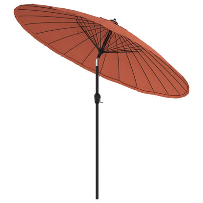Ombrellone da Esterni Palo in Alluminio 270 cm Terracotta | homemem39