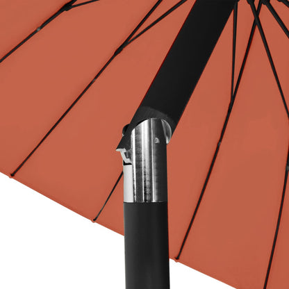 Ombrellone da Esterni Palo in Alluminio 270 cm Terracotta | homemem39